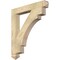 Ekena Millwork Merced Arts & Crafts Rough Sawn Bracket, Douglas Fir, 4"W x 30"D x 34"H BKT04X30X34MRC03RDF - alternate 1